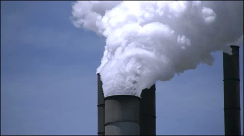 Smokestack details time lapse Stock Footage 40578352