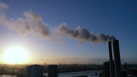 Smokestack-Hafencity Stock Footage 101460649