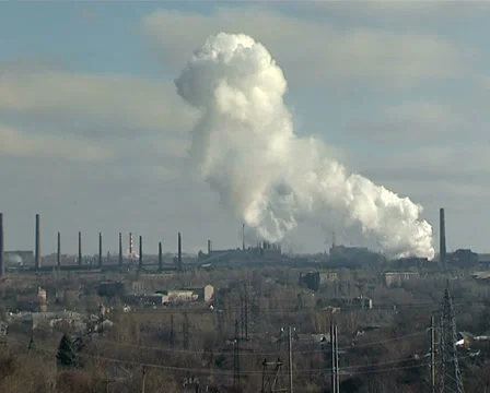 Smokestack pipe Stock Footage 33704126