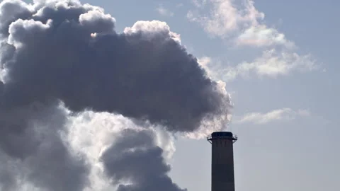 Smokestack Pollution Stock Footage 262173923