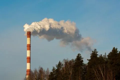 Smokestack Pollution Stock Photos