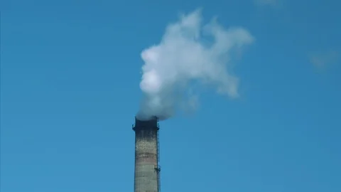 Smokestack - timelapse 2 Stock Footage 118382520