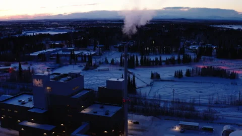 Smokestack at UAF Stock Footage 196187450