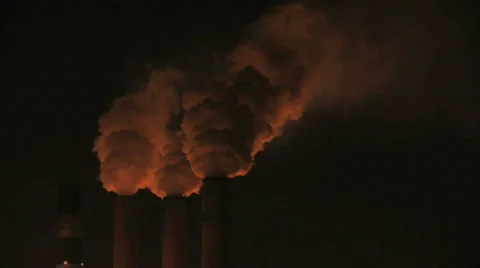 Smokestack Undercrank Stock Footage 303111