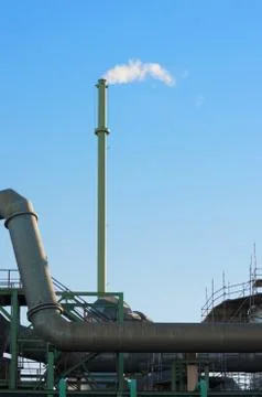 Smokestack vertical Stock Photos
