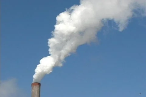 Smokestack2 NS DV NTSC Stock Footage 85684