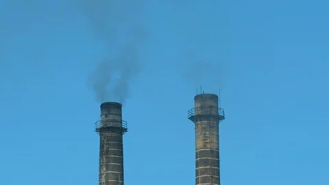Smokestacks 4 Stock Footage 118382322