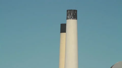 Smokestacks Stock Footage 46808528