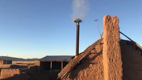 Smokey Chimney in Peru 2 Stock Footage 296449342