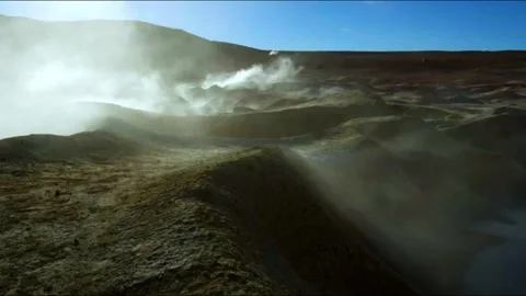 Smokey Desert Landscape Stock Footage 251032510