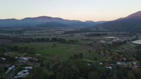 Smokey Mountain Range at sunset 動画素材 153010239