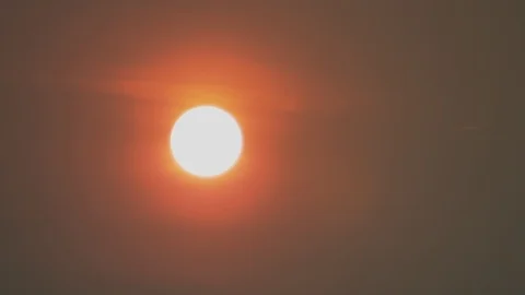 Smokey Sun Stock Footage 112349491