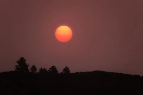Smokey Sun Stock Photos