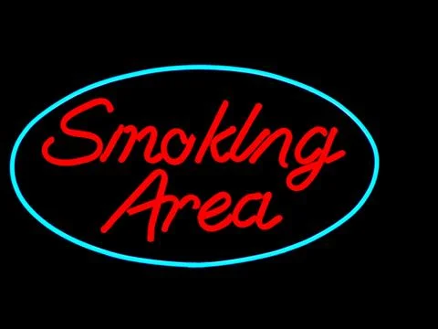 Smoking area 스톡 사진