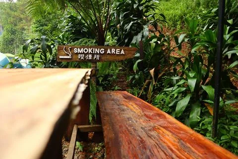 "smoking area" Stock Photos