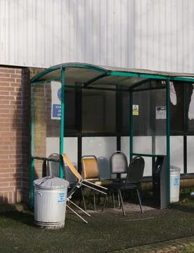 Smoking area Stock Photos