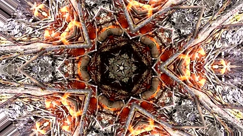 Smoking bonfire Stock Footage 55744719