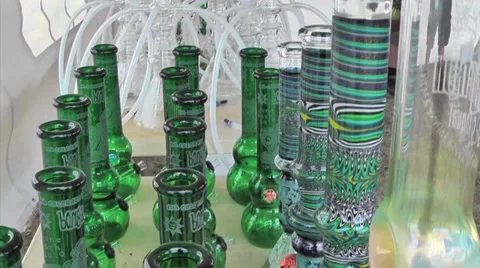 Smoking Bongs Stock Footage 34456705