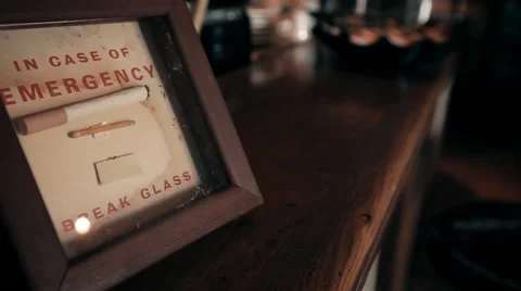 Smoking in case of emergency Stock Footage 42365678