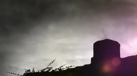 Smoking Chimney Video stock 20440119