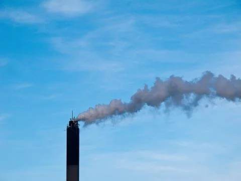 Smoking chimney Stock Photos