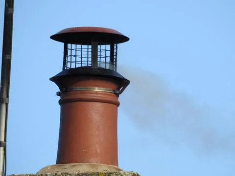 Smoking chimney Stock Photos