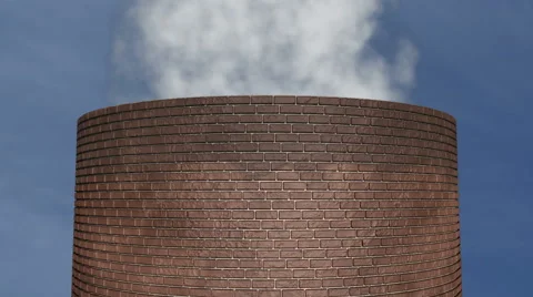 Smoking Chimney Stack 스톡 동영상 45573685