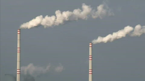 Smoking chimneys 스톡 동영상 713214