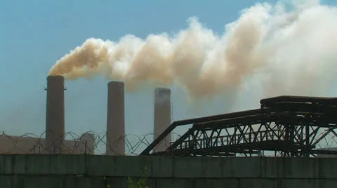 Smoking chimneys. Stock Footage 27068675