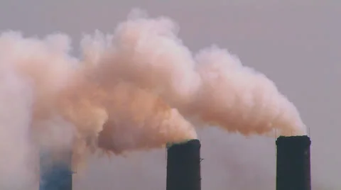 Smoking chimneys. Stock Footage 27132082