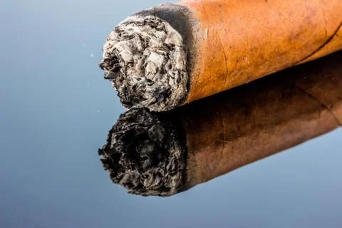 Smoking cigar Stock Photos