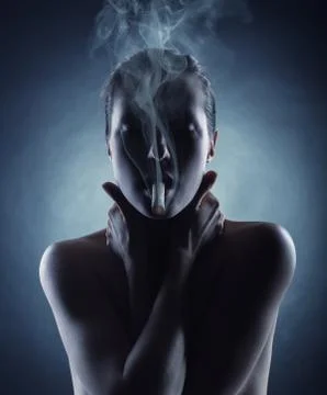 Smoking cigar Stock Photos
