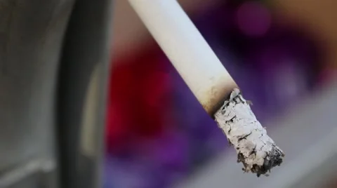 Smoking a cigarette Stock Footage 45564656