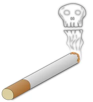 Smoking cigarette イラスト素材