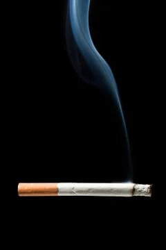 Smoking cigarette Stock Photos