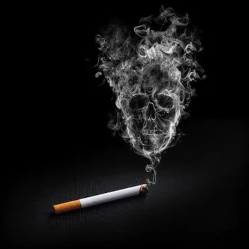 Smoking cigarette Stock Photos