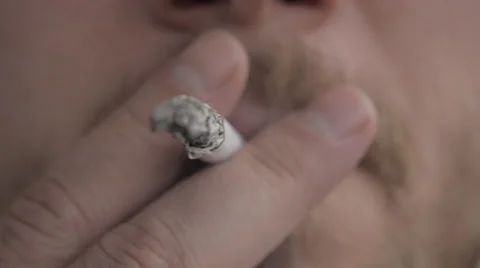 The Smoking cigarettes. close up Stock Footage 41698741