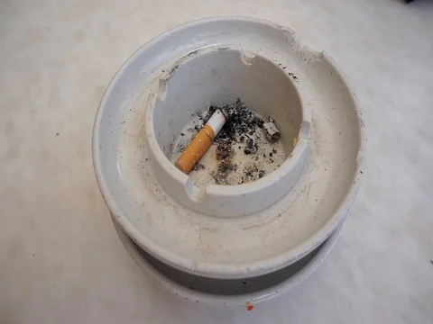 Smoking cigarettes Stock Footage 86717586