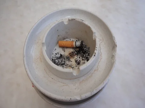 Smoking cigarettes Stock Footage 86717891