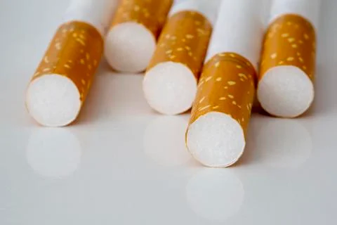 Smoking cigarettes Stock Photos