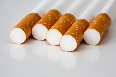 Smoking cigarettes Stock Photos