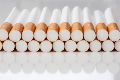 Smoking cigarettes Stock Photos