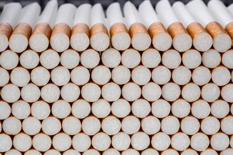 Smoking cigarettes Stockfoto's