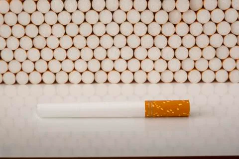 Smoking cigarettes Foto stock