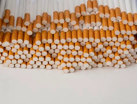 Smoking cigarettes Foto stock