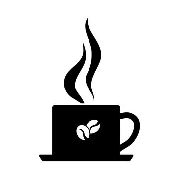 Smoking Cofee Cup Icon Stock Illustration