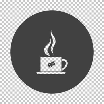 Smoking Cofee Cup Icon Stock Illustration