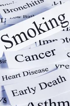 Smoking concept Stock Photos