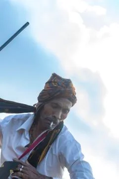 Smoking Dancing Elder Stock Photos