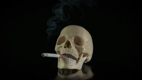 Smoking is death. Stock Footage 131397828